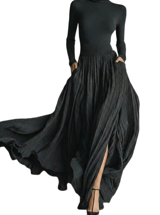 Rebekka - Vestido de cintura alta