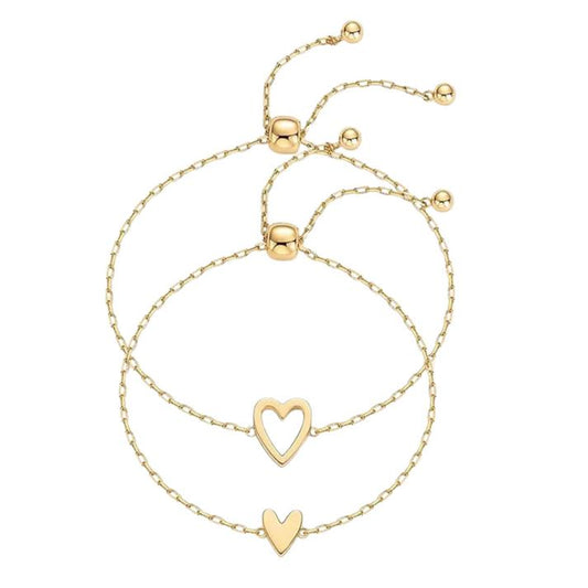Natalia - Pulsera de Corazones a Juego