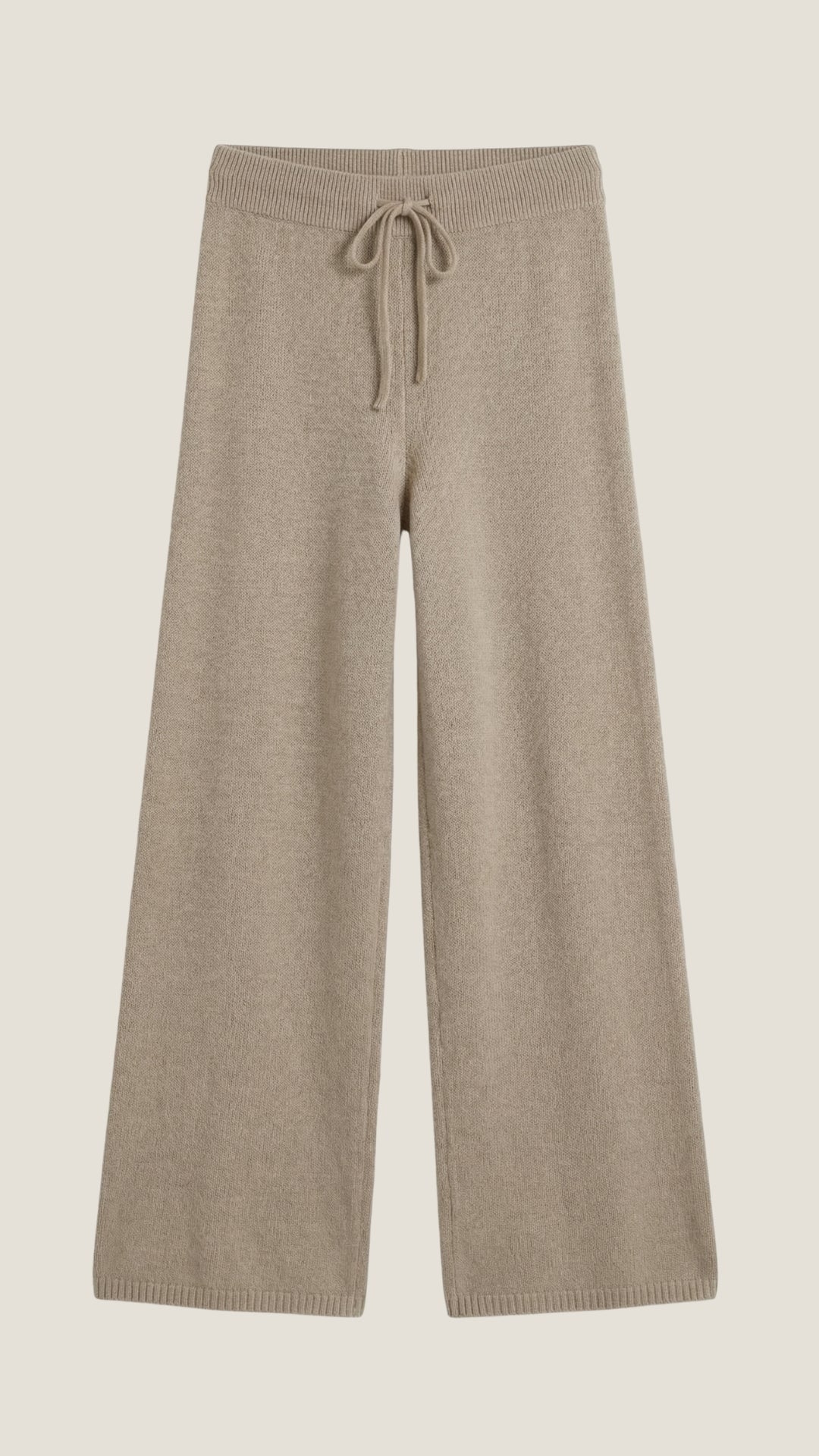 Conjunto Eleanor de jersey de punto y pantalones holgados