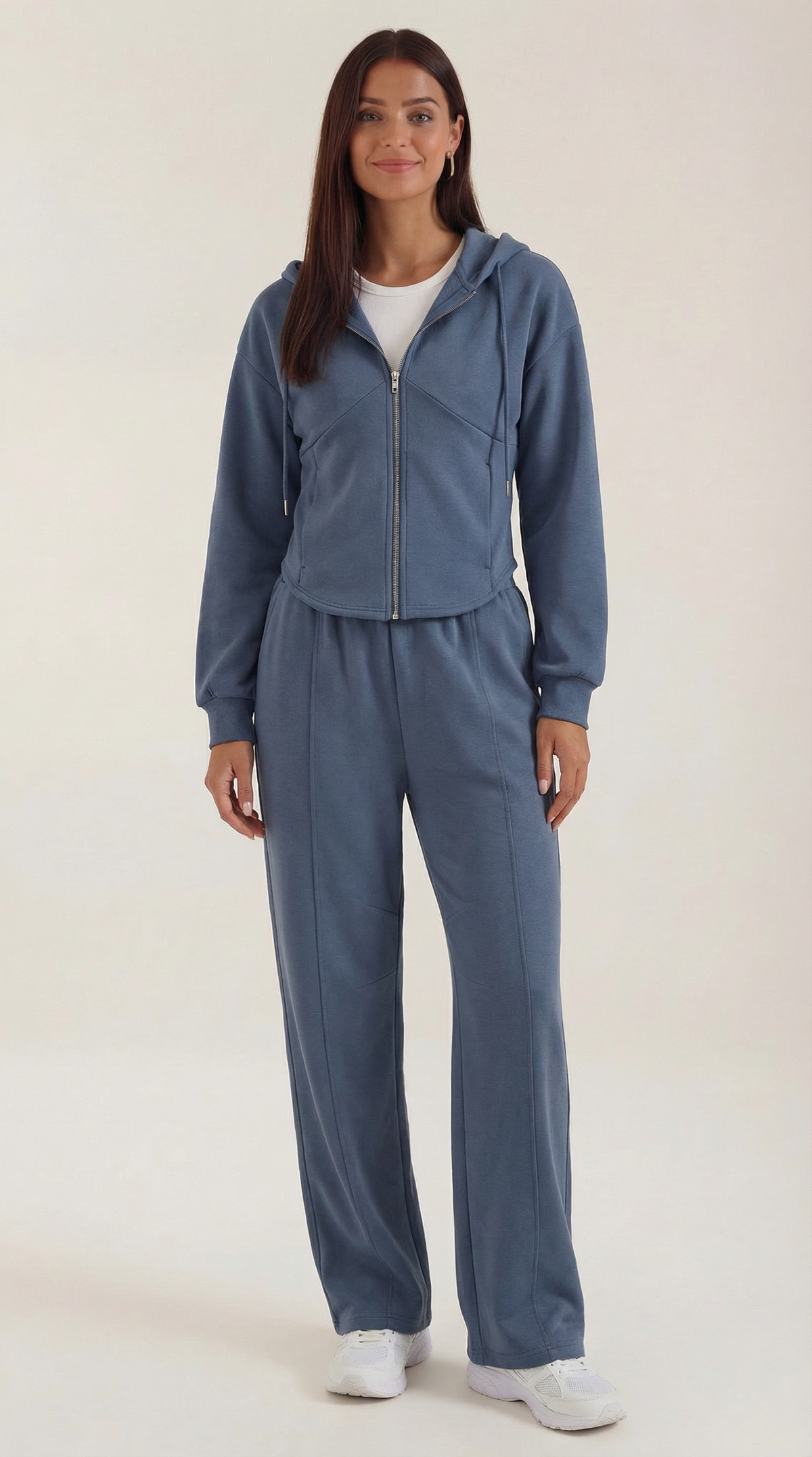 Conjunto de sudadera Yolanda con pantalones de pierna ancha