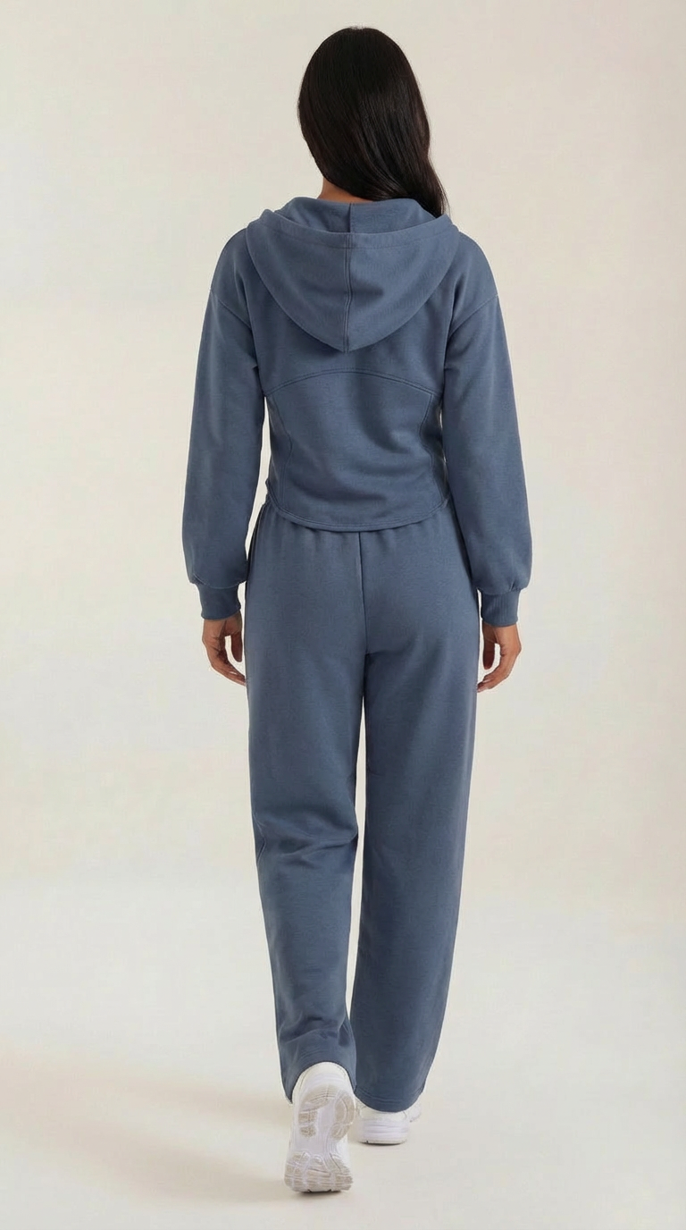 Conjunto de sudadera Yolanda con pantalones de pierna ancha