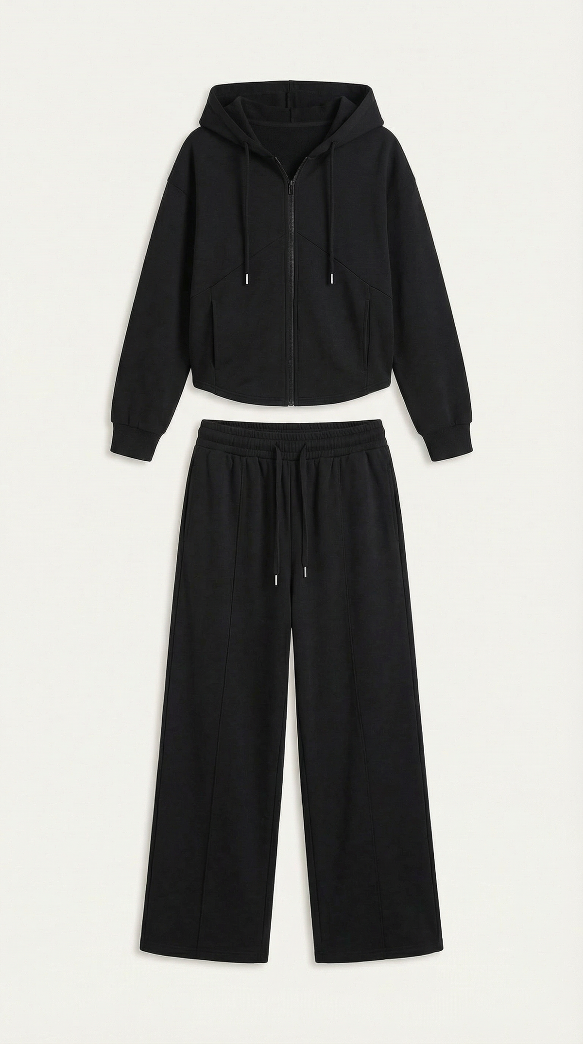 Conjunto de sudadera Yolanda con pantalones de pierna ancha