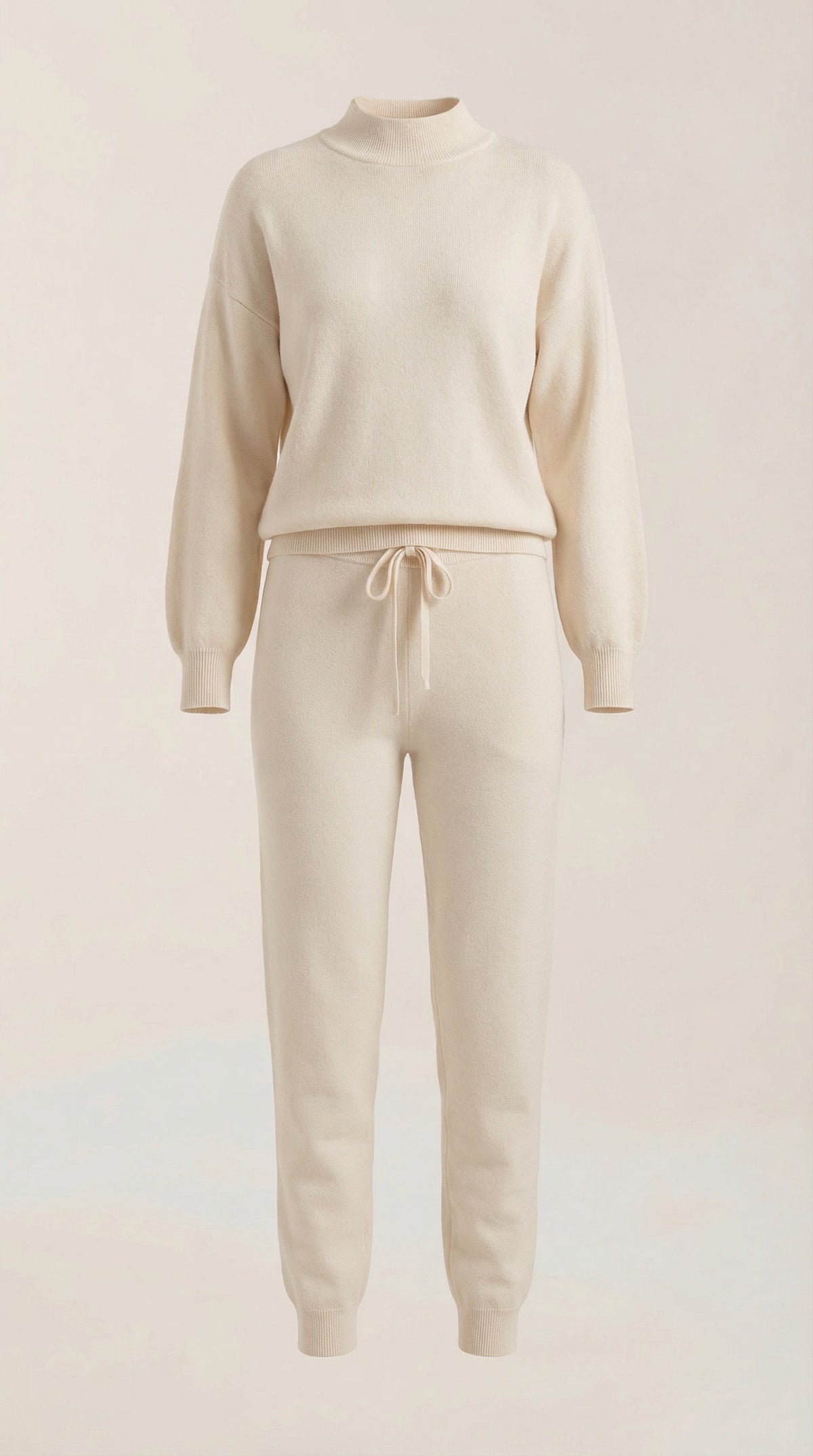 Conjunto de estar por casa de punto Mavis con cuello alto
