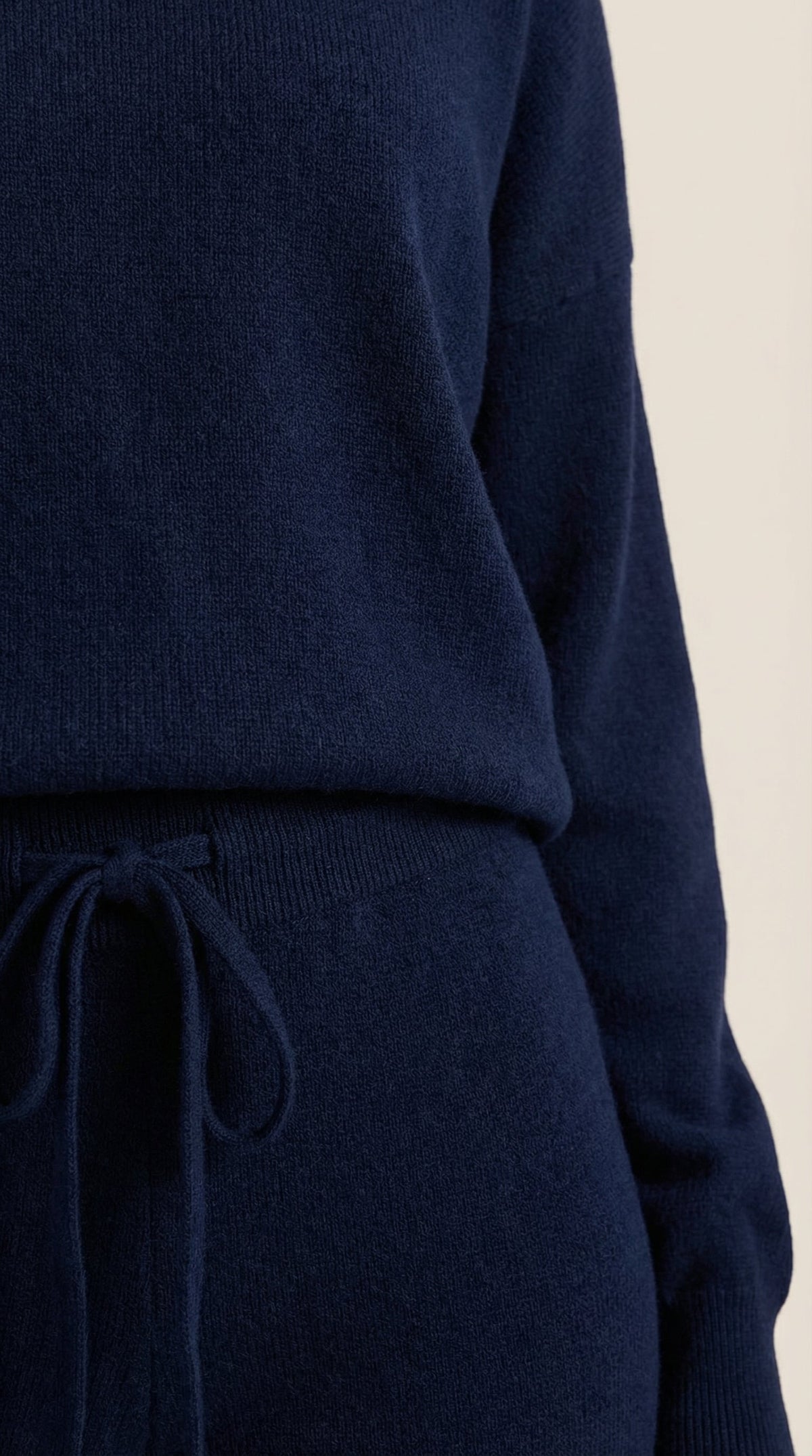 Conjunto de estar por casa de punto Mavis con cuello alto