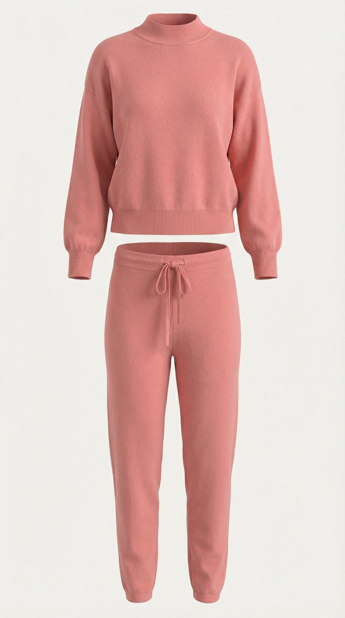 Conjunto de estar por casa de punto Mavis con cuello alto