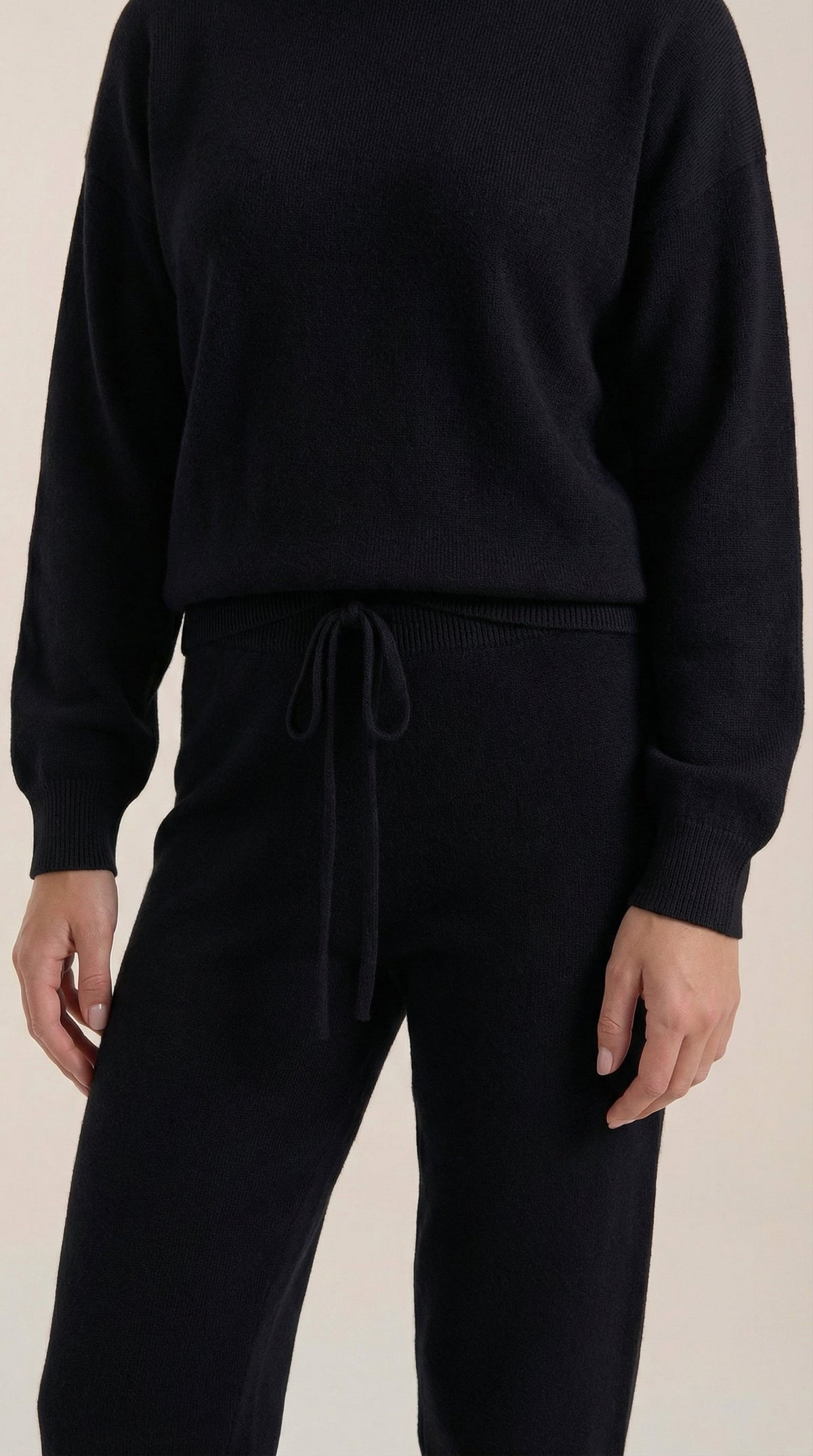 Conjunto de estar por casa de punto Mavis con cuello alto